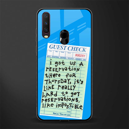 the reservation glass case for vivo y17 image