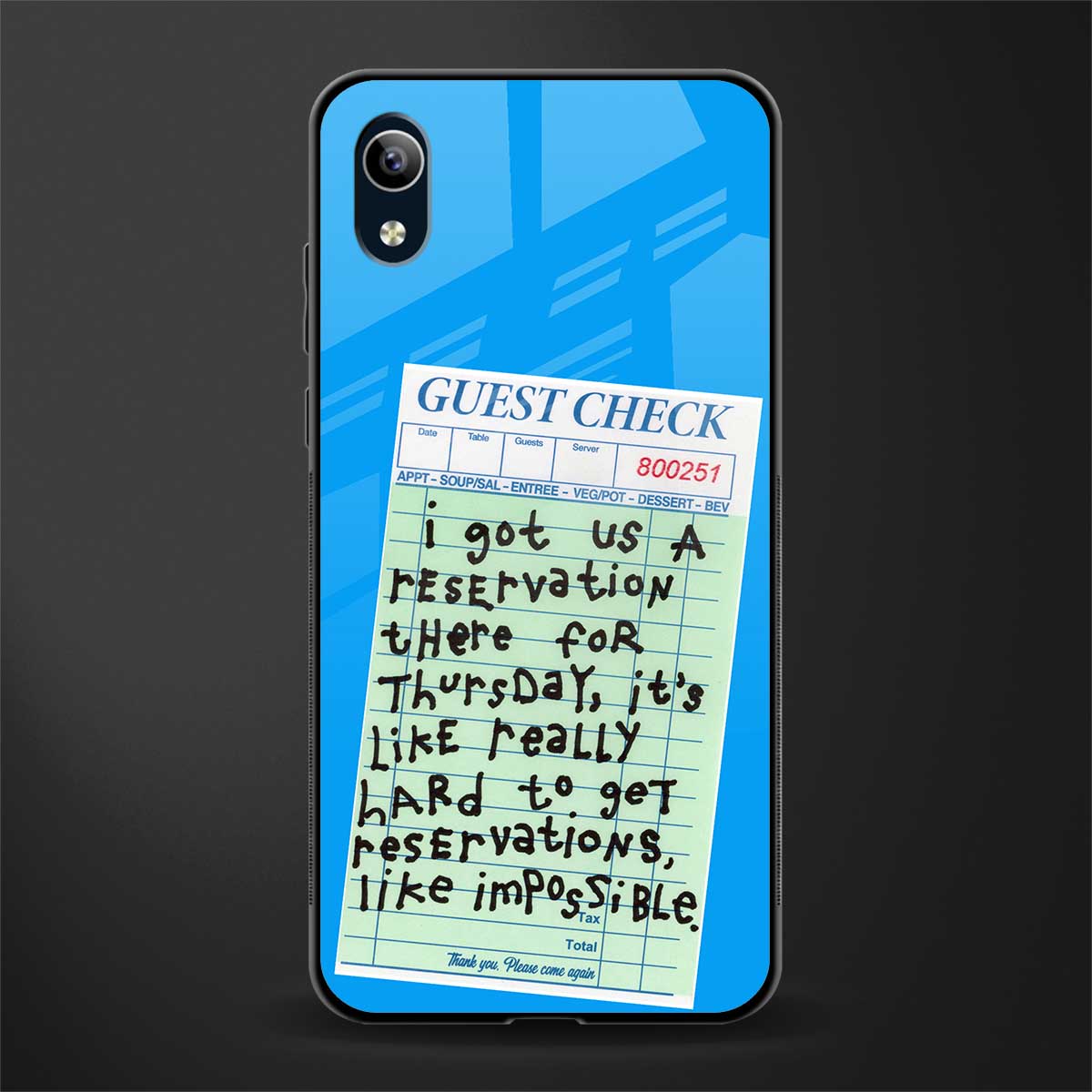 the reservation glass case for vivo y91i image