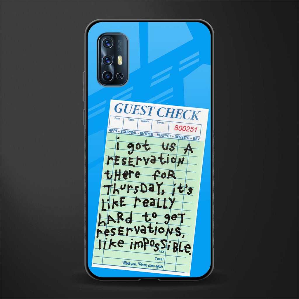 the reservation glass case for vivo v17 image