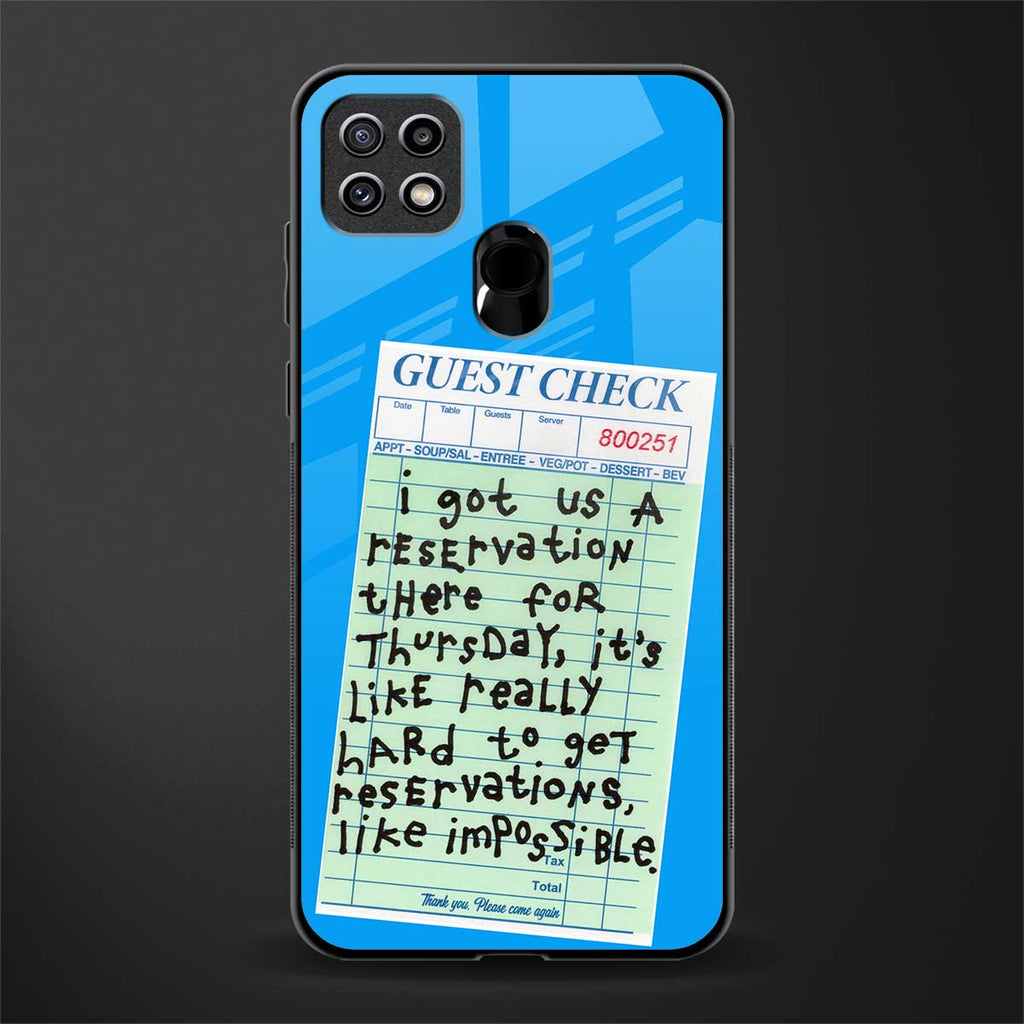 the reservation glass case for oppo a15 image