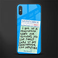the reservation glass case for redmi 9a image