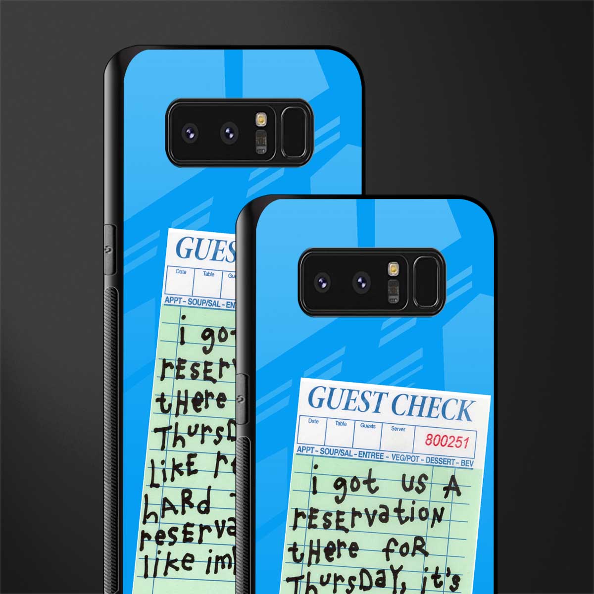 the reservation glass case for samsung galaxy note 8 image-2