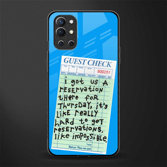 the reservation glass case for oneplus 9r image