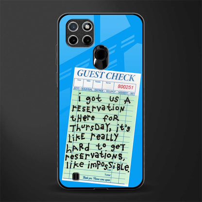 the reservation glass case for realme c21 image