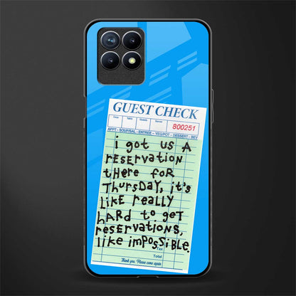 the reservation glass case for realme 8i image