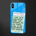 the reservation glass case for iphone xs max image