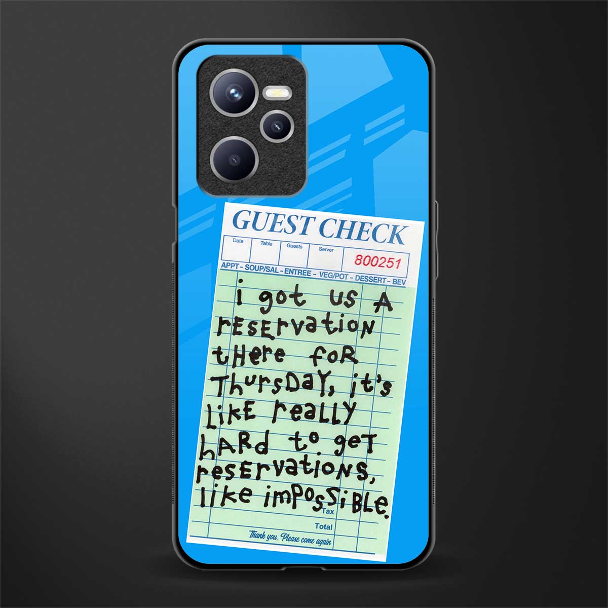 the reservation glass case for realme c35 image