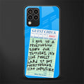 the reservation back phone cover | glass case for samsung galaxy m33 5g