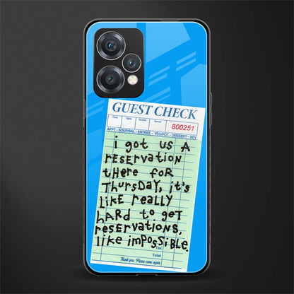 the reservation back phone cover | glass case for oneplus nord ce 2 lite 5g