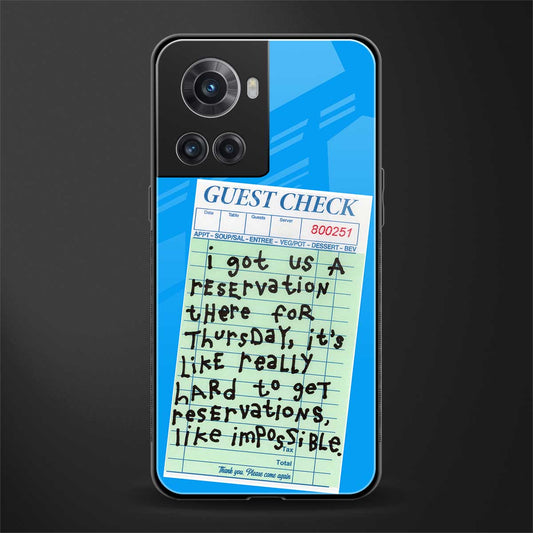 the reservation back phone cover | glass case for oneplus 10r 5g