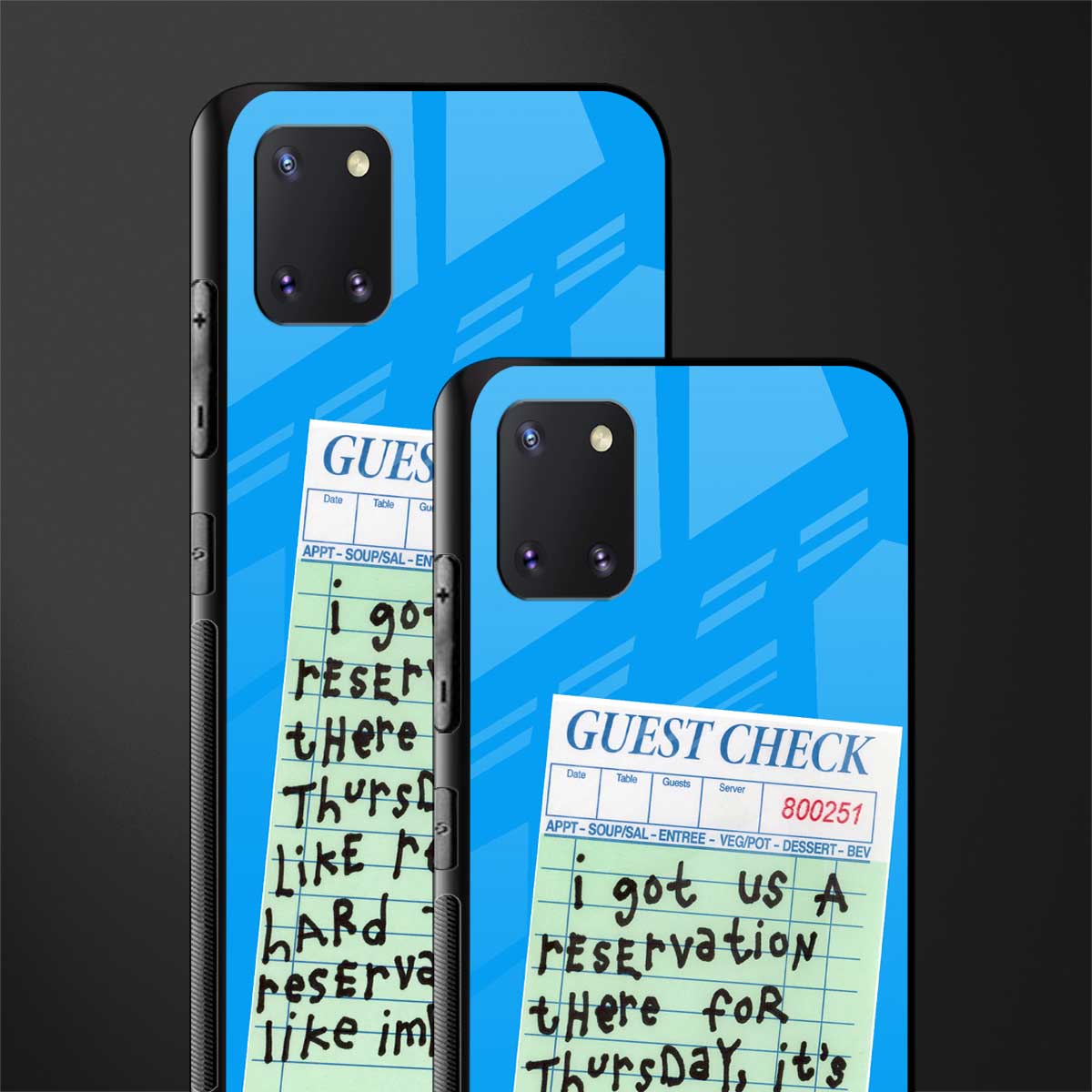 the reservation glass case for samsung a81 image-2