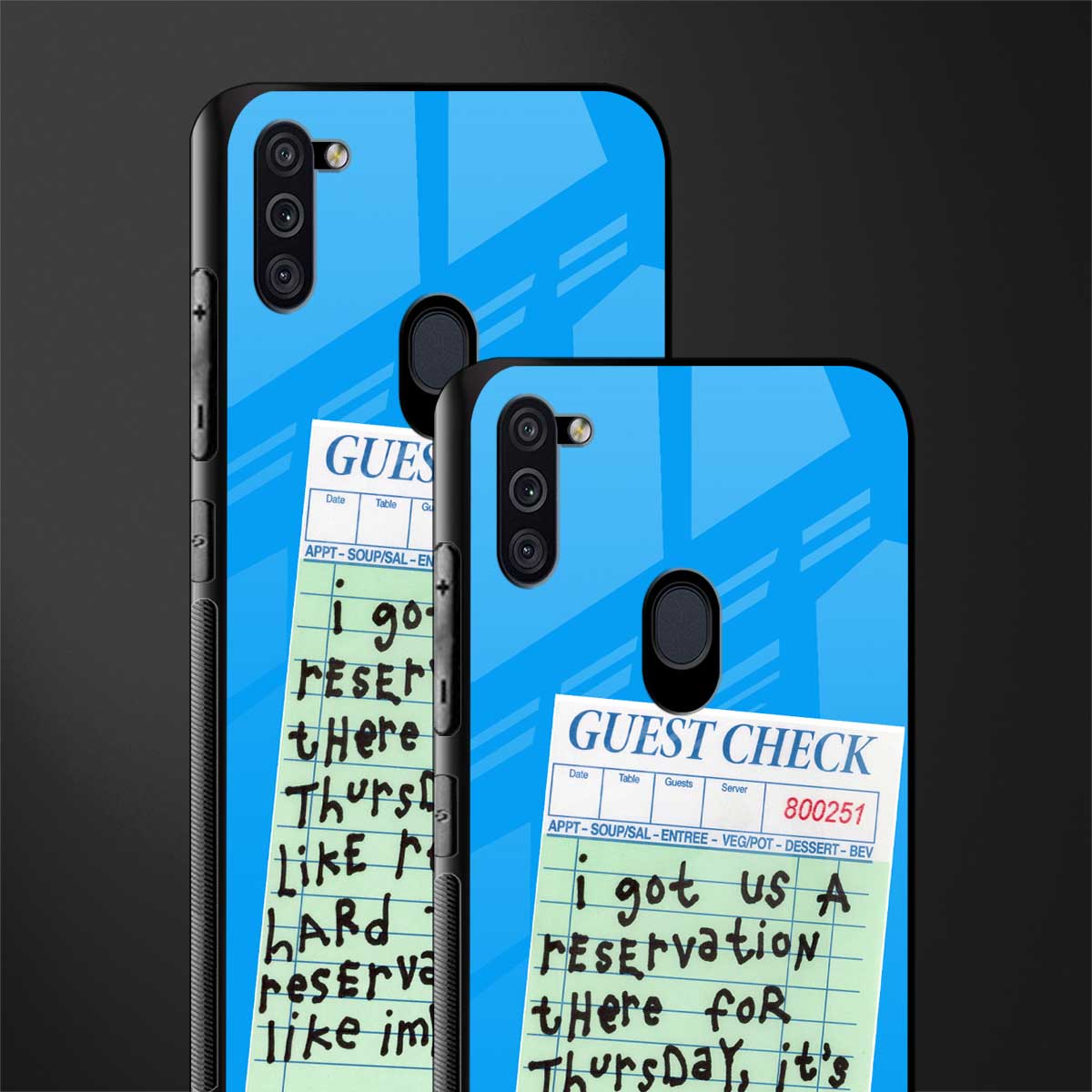 the reservation glass case for samsung a11 image-2