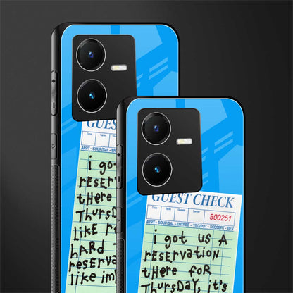 the reservation back phone cover | glass case for vivo y22