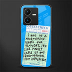 the reservation back phone cover | glass case for vivo y22