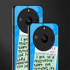 the reservation back phone cover | glass case for realme 11 pro 5g