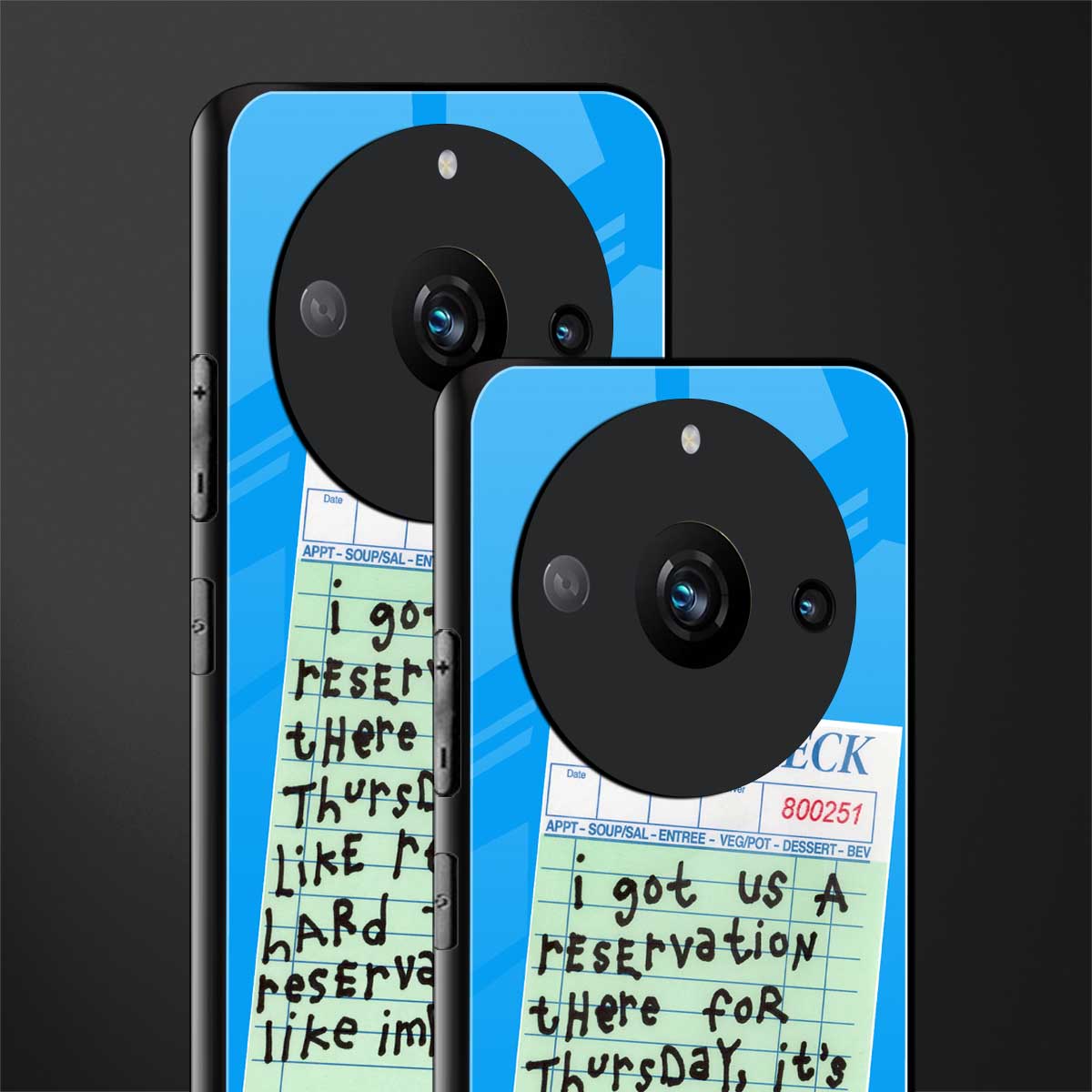 the reservation back phone cover | glass case for realme 11 pro 5g