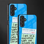 the reservation back phone cover | glass case for samsun galaxy a24 4g