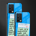 the reservation back phone cover | glass case for oppo a74 4g