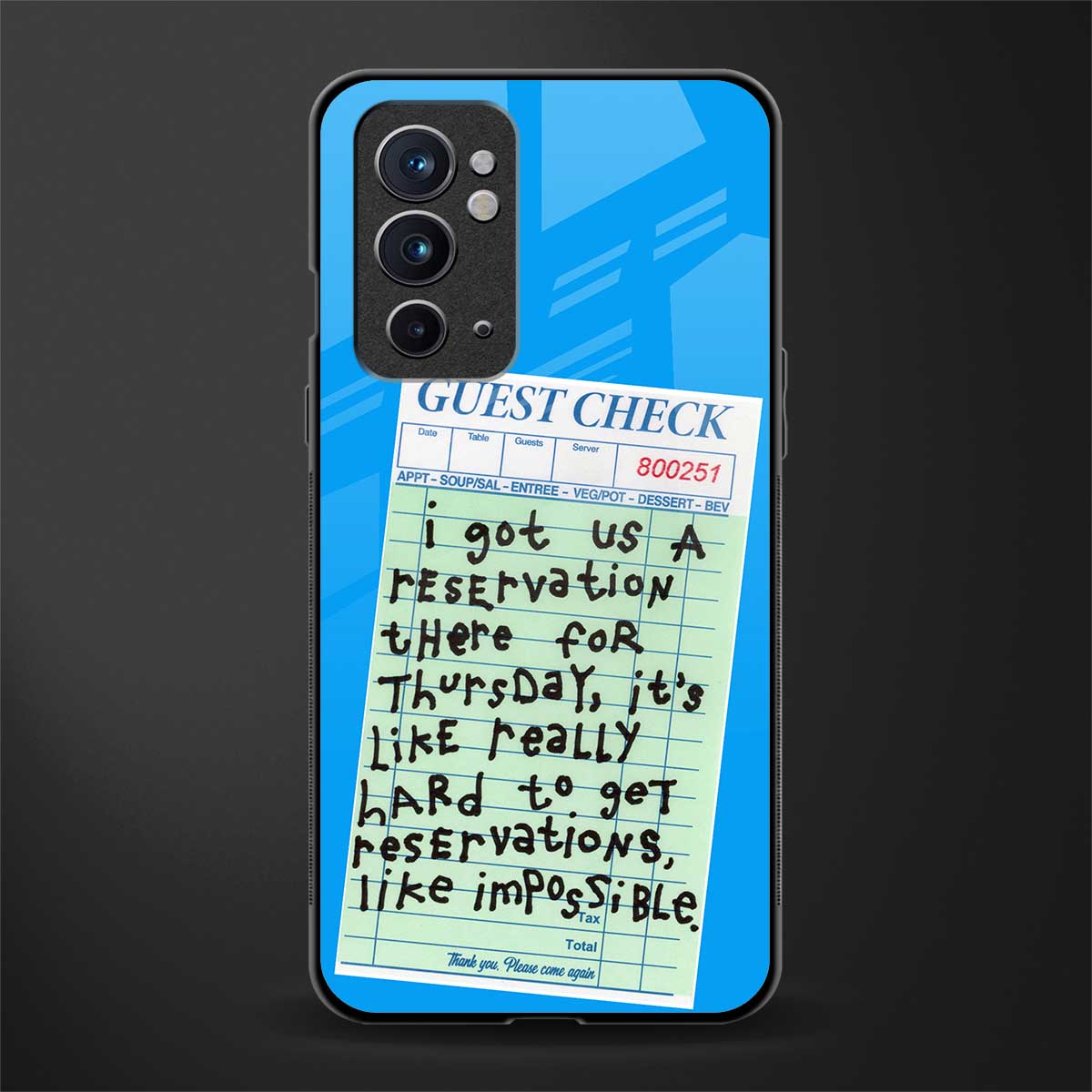 the reservation glass case for oneplus 9rt image