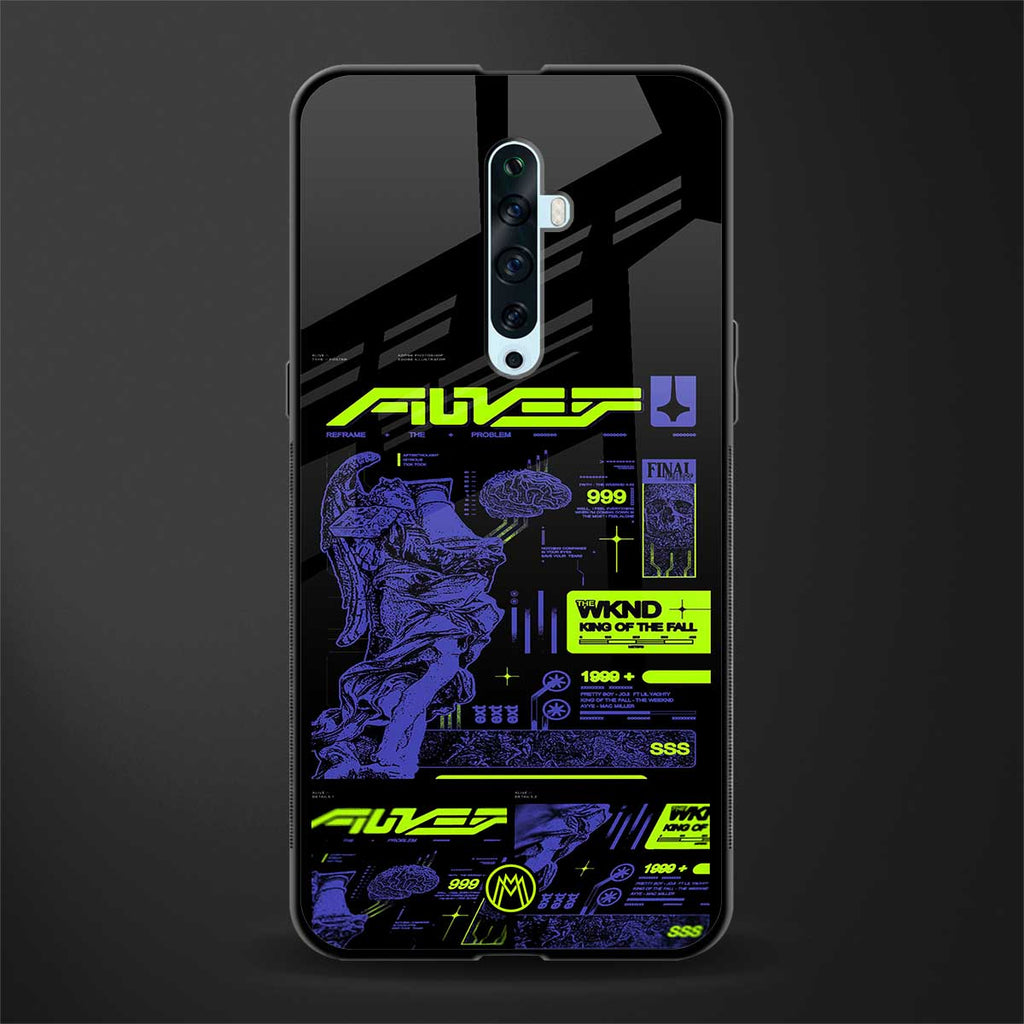 the weeknd glass case for oppo reno 2z image