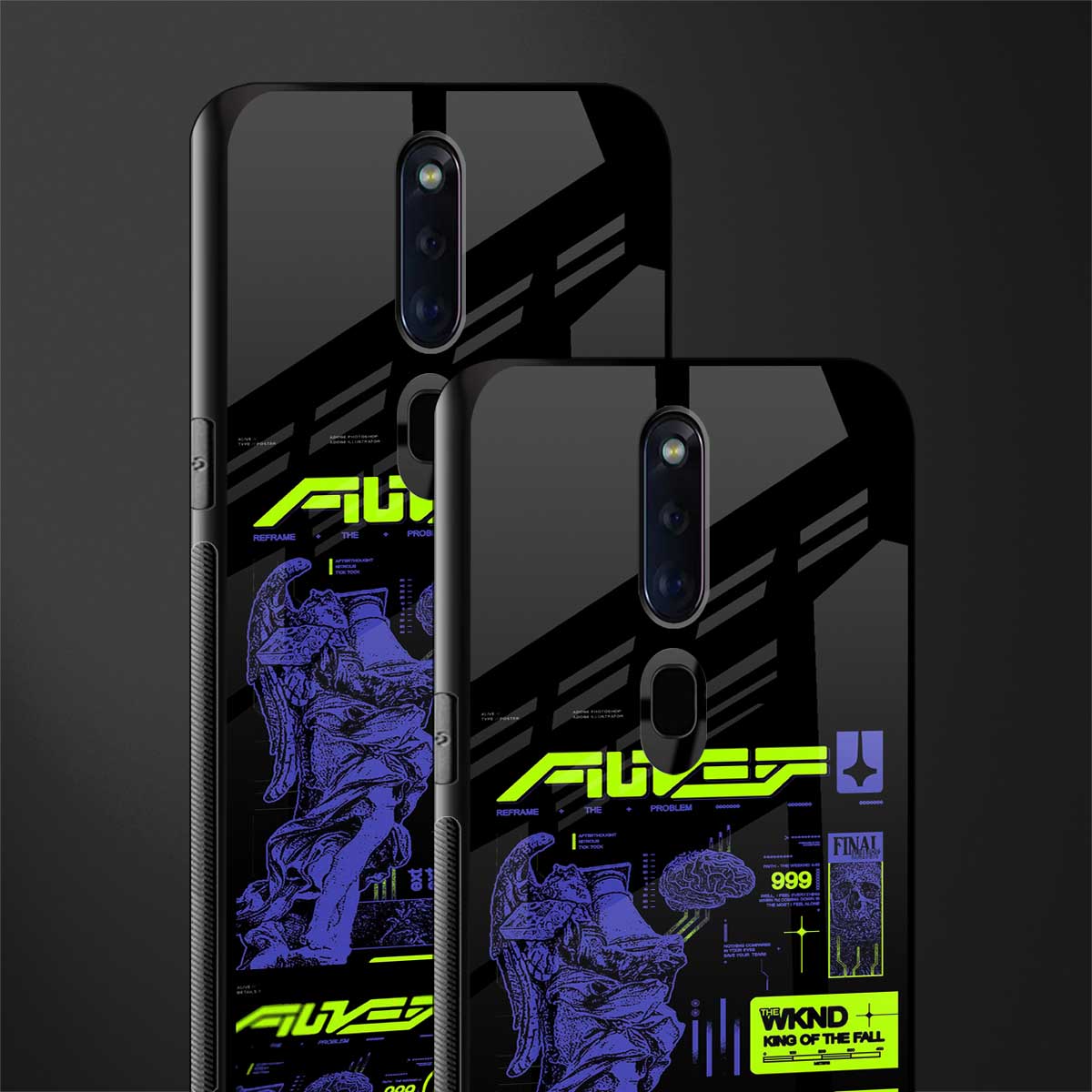 the weeknd glass case for oppo f11 pro image-2