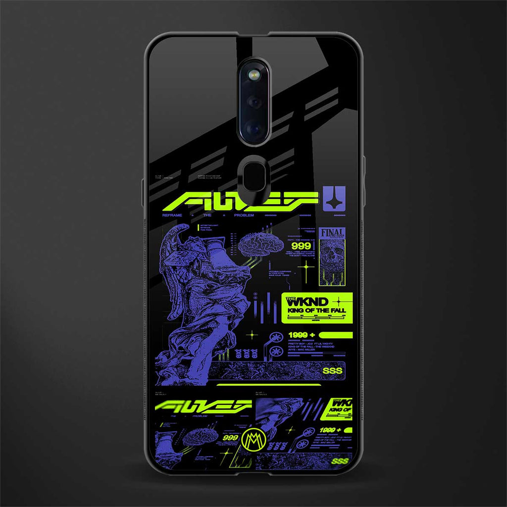 the weeknd glass case for oppo f11 pro image
