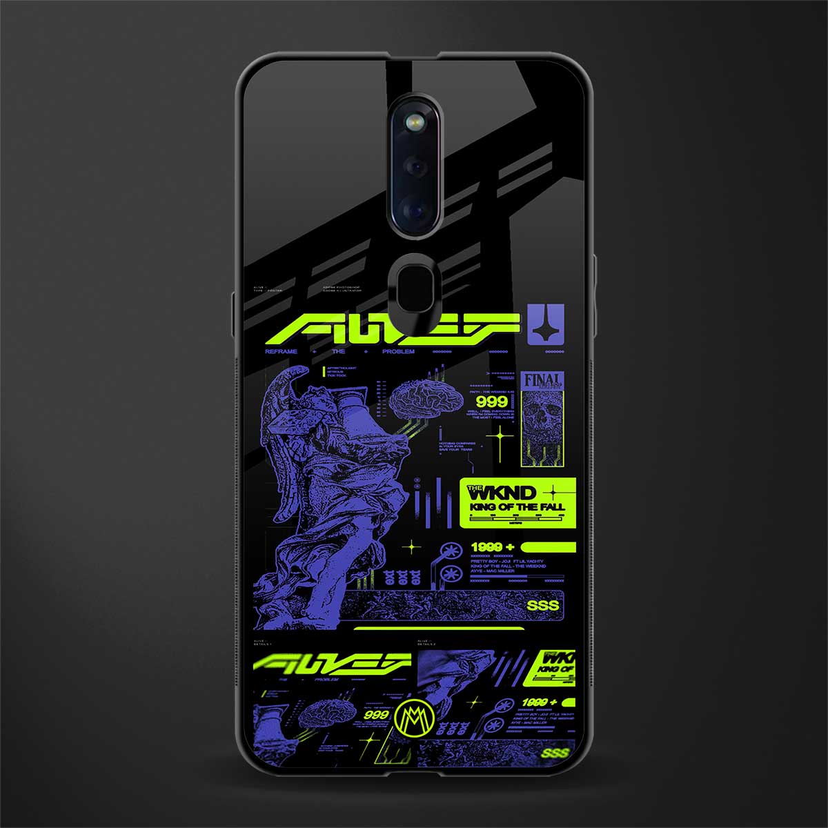 the weeknd glass case for oppo f11 pro image