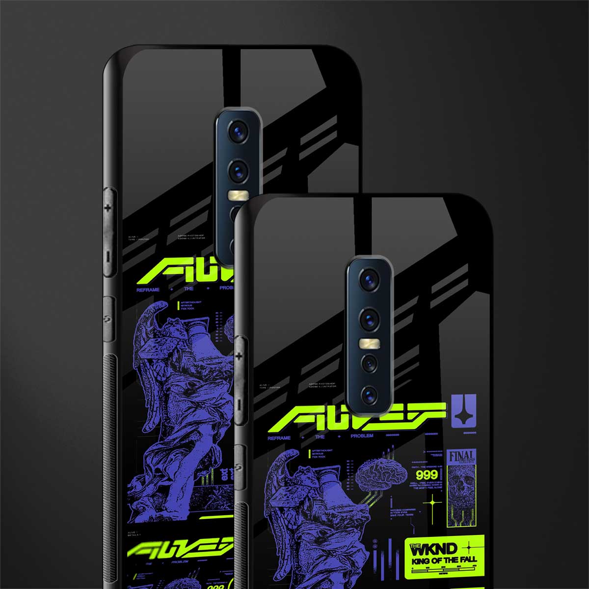 the weeknd glass case for vivo v17 pro image-2