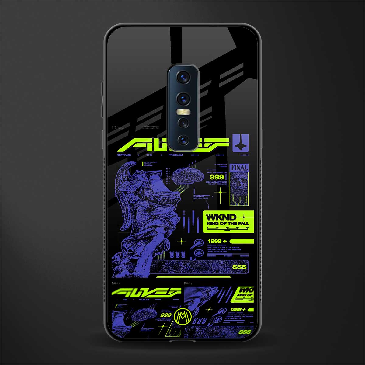 the weeknd glass case for vivo v17 pro image