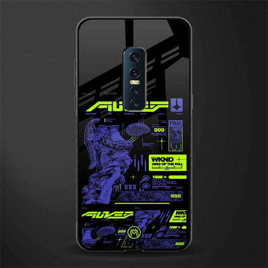 the weeknd glass case for vivo v17 pro image