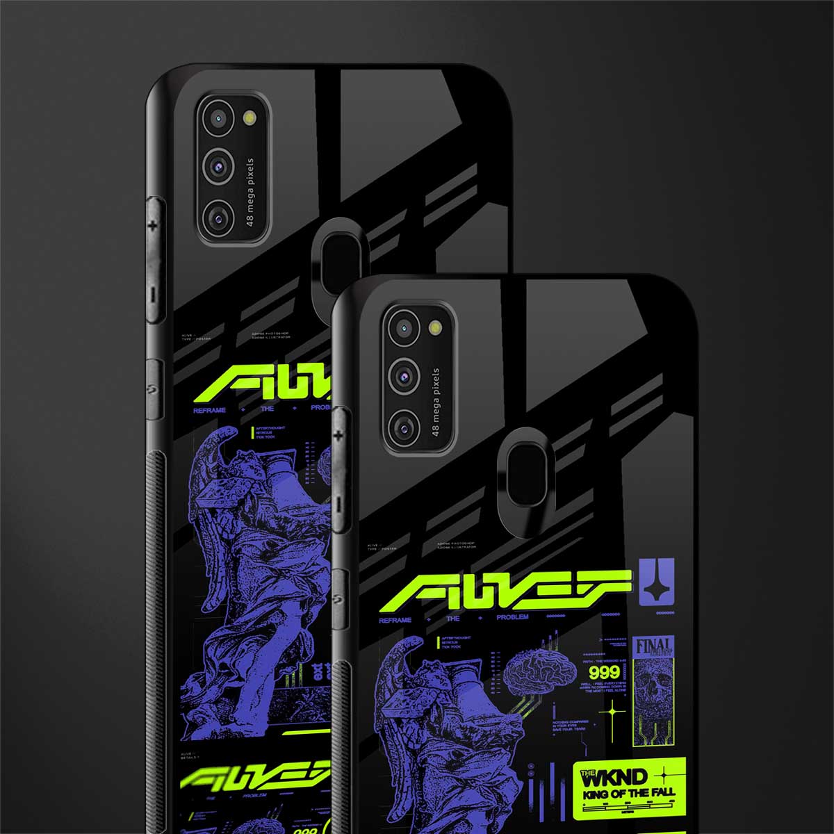 the weeknd glass case for samsung galaxy m21 image-2