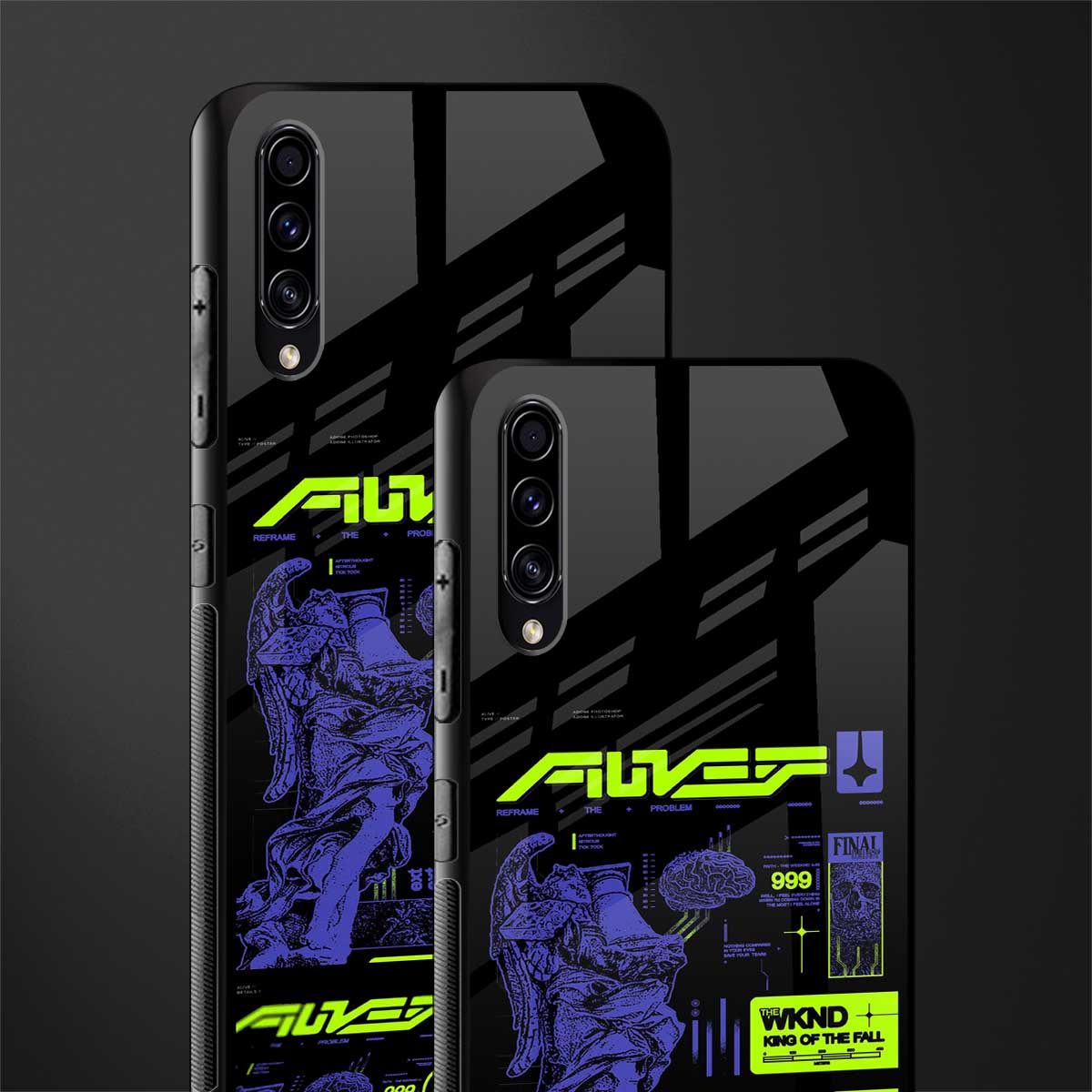 the weeknd glass case for samsung galaxy a50 image-2
