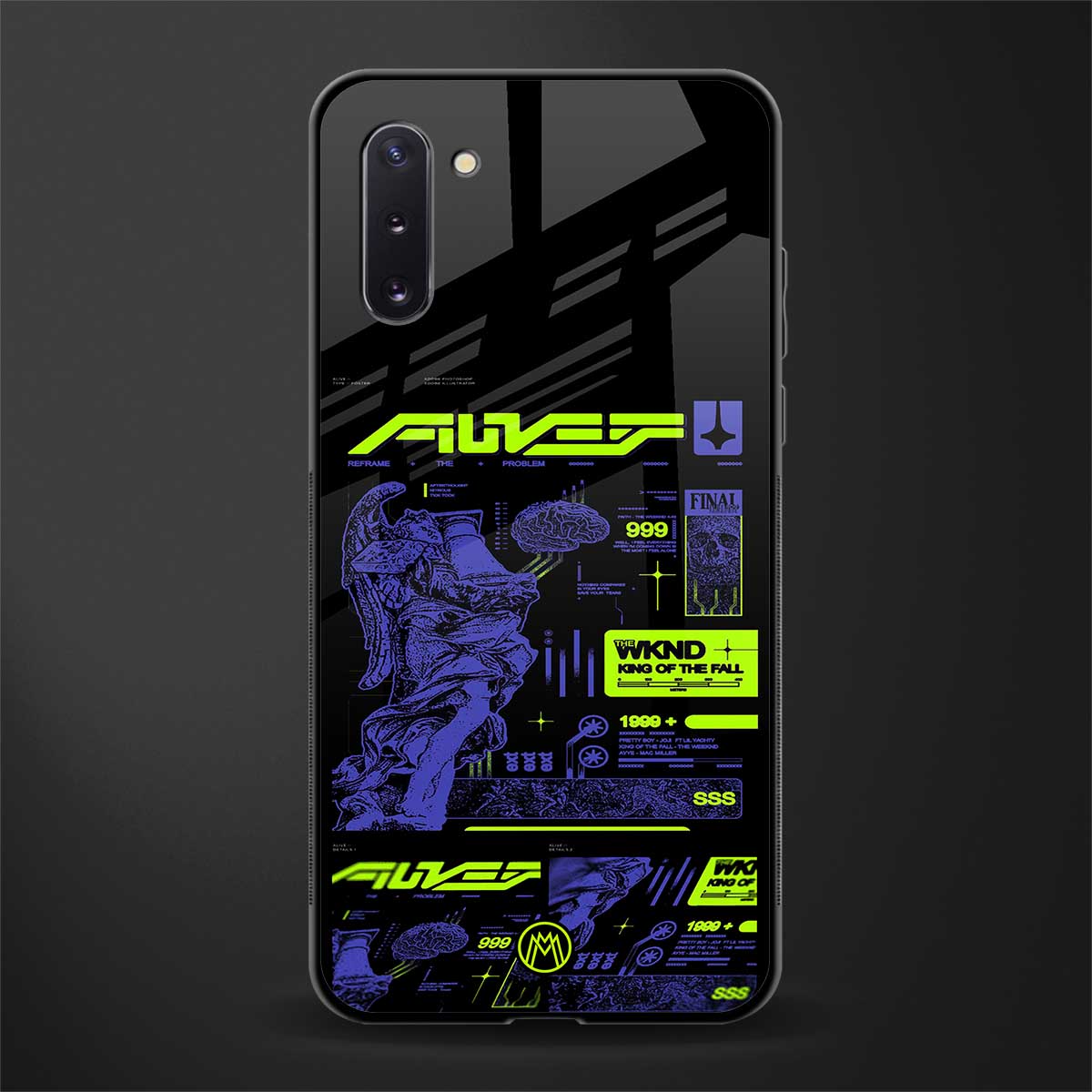 the weeknd glass case for samsung galaxy note 10 image