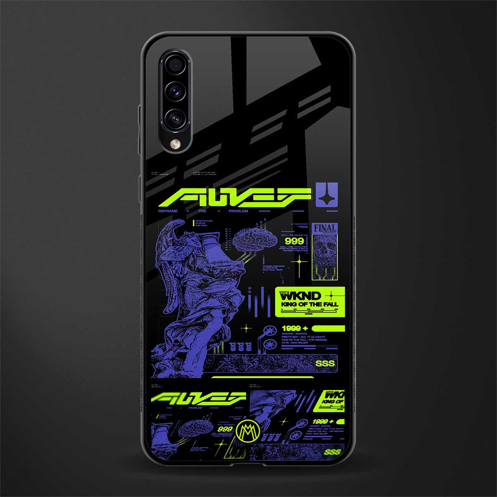 the weeknd glass case for samsung galaxy a70 image