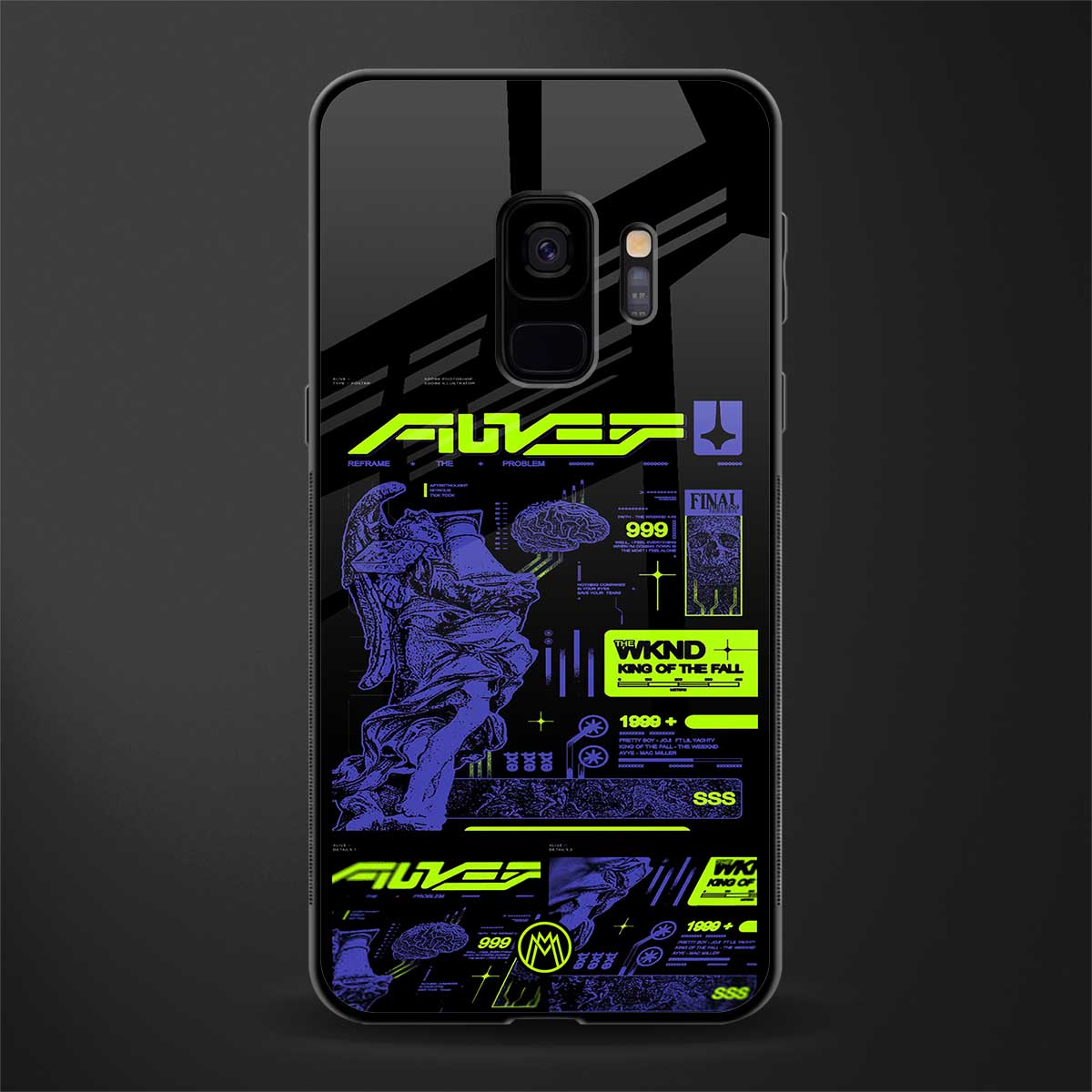 the weeknd glass case for samsung galaxy s9 image