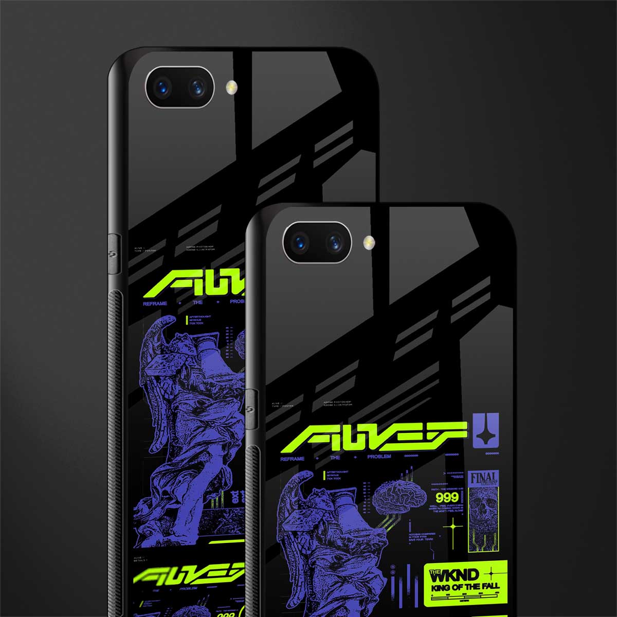 the weeknd glass case for realme c1 image-2