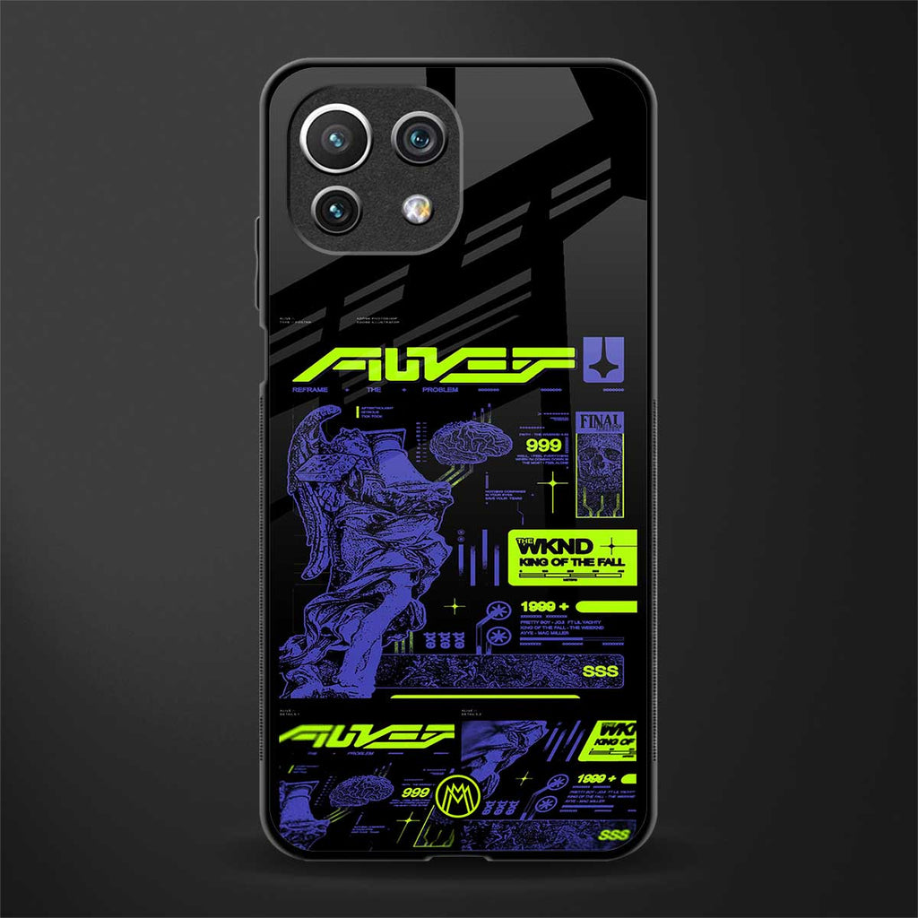 the weeknd glass case for mi 11 lite image