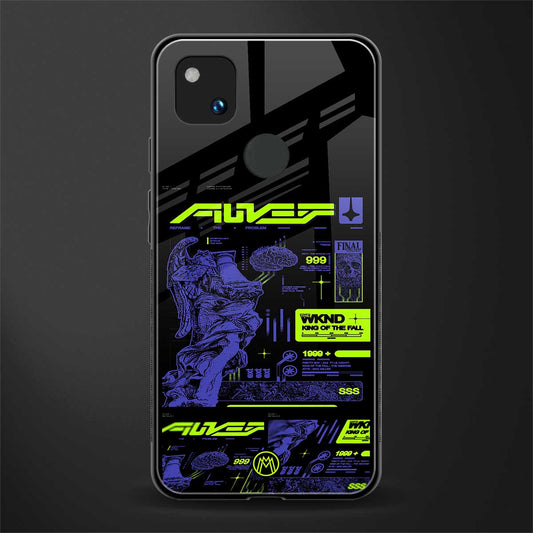 the weeknd back phone cover | glass case for google pixel 4a 4g