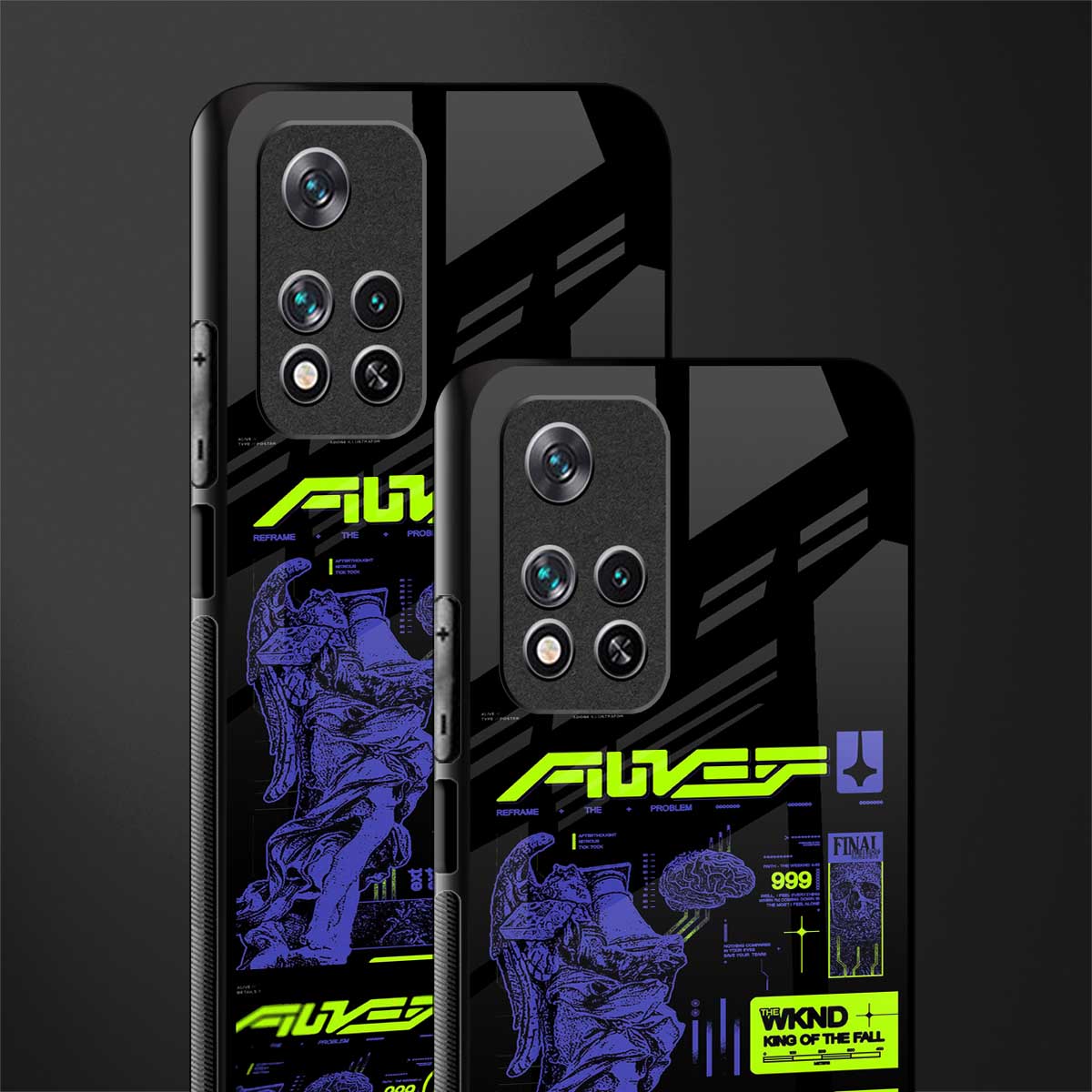 the weeknd glass case for xiaomi 11i 5g image-2