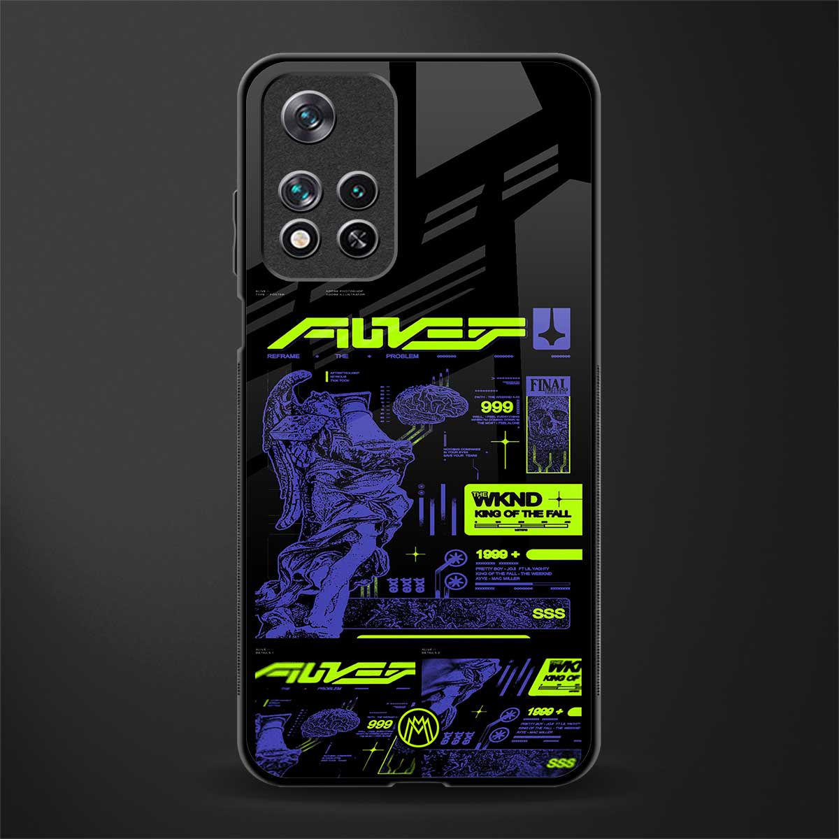 the weeknd glass case for poco m4 pro 5g image