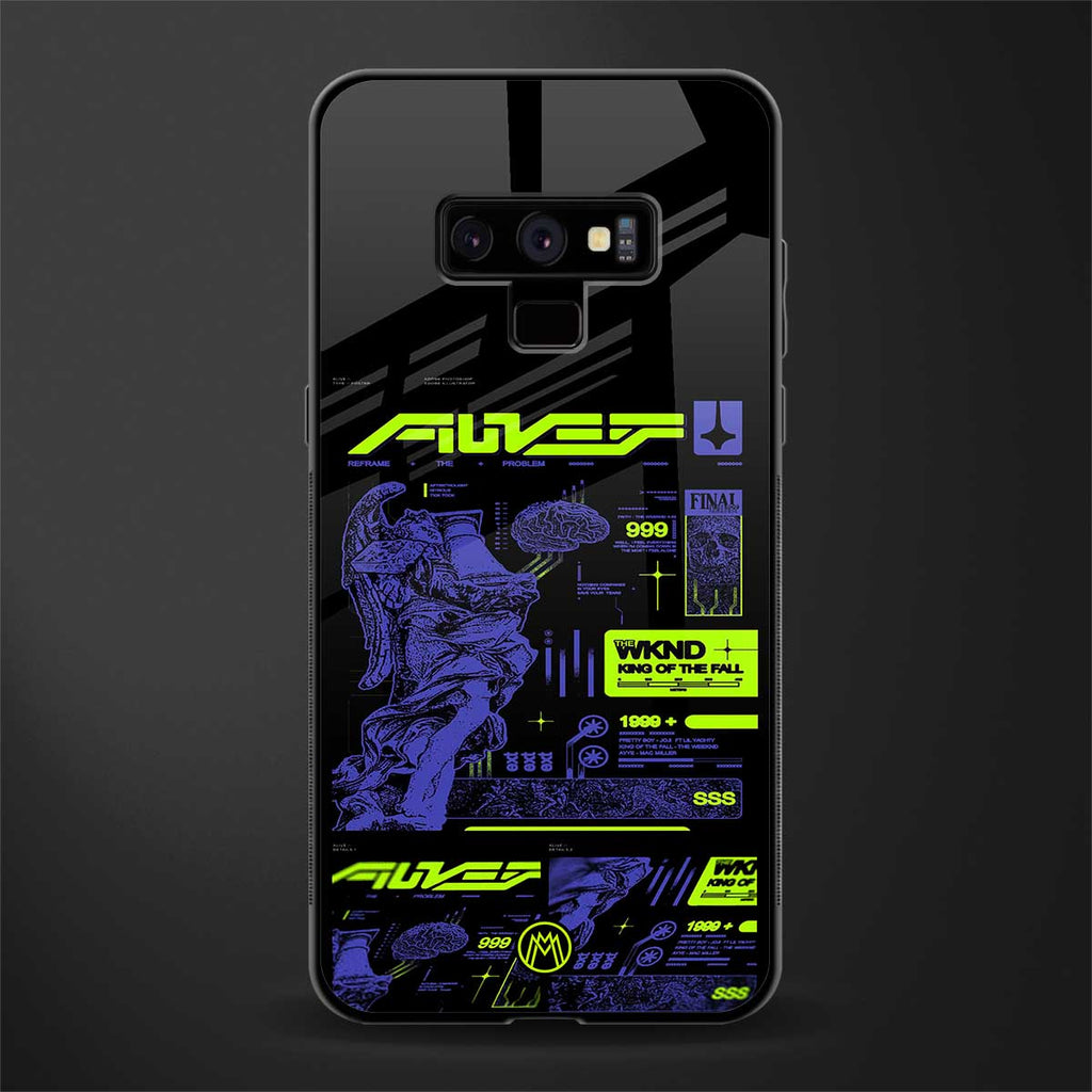 the weeknd glass case for samsung galaxy note 9 image