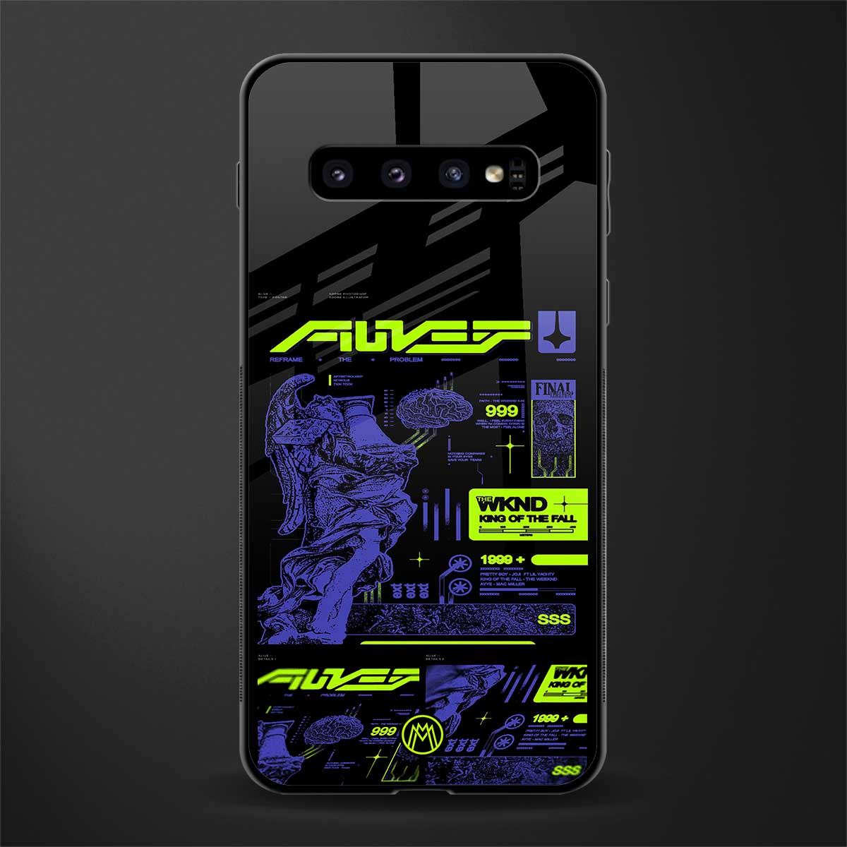 the weeknd glass case for samsung galaxy s10 image