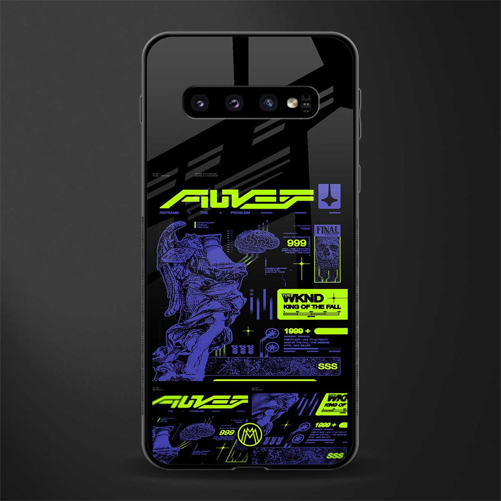 the weeknd glass case for samsung galaxy s10 plus image