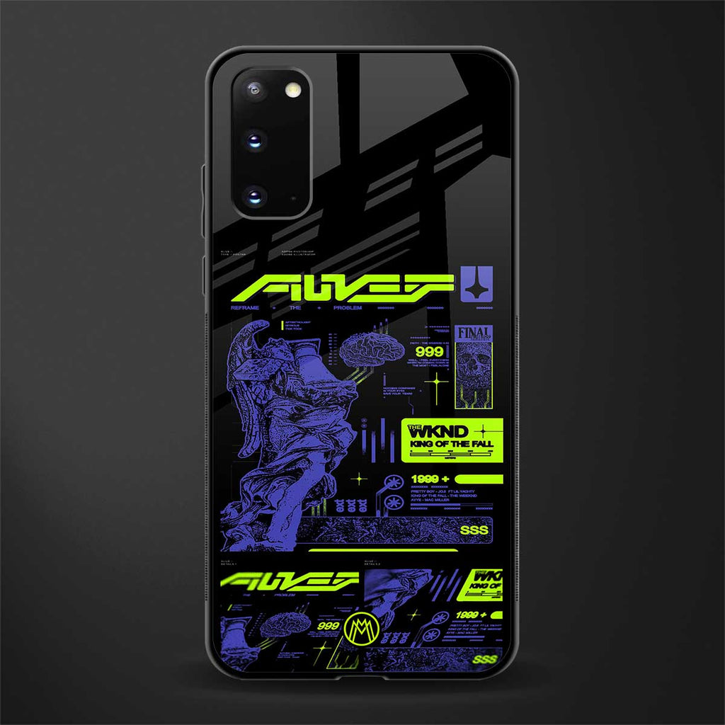 the weeknd glass case for samsung galaxy s20 image