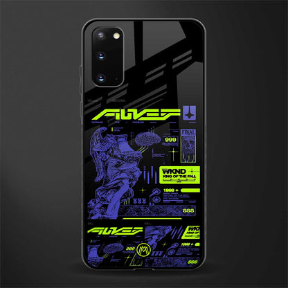 the weeknd glass case for samsung galaxy s20 image