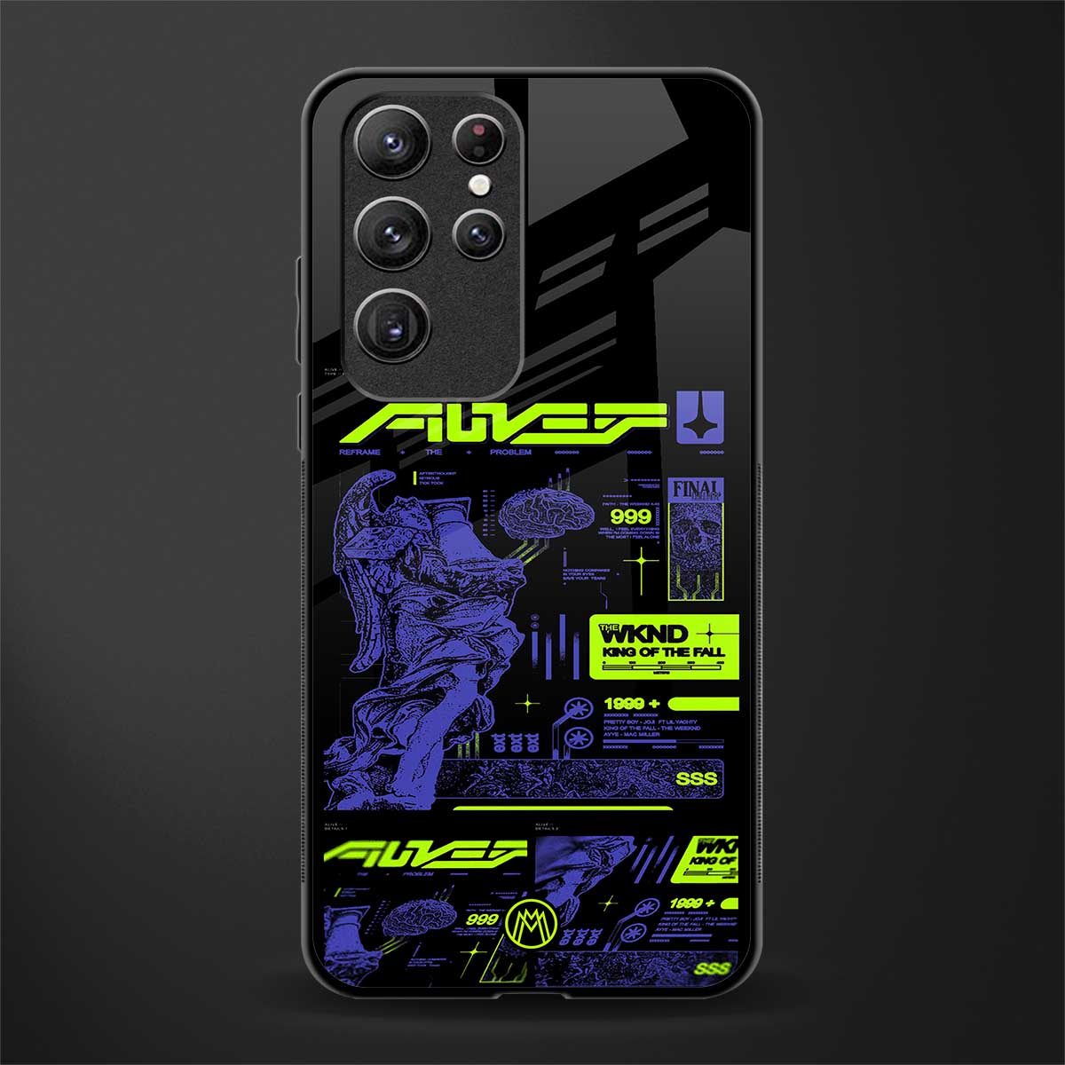 the weeknd glass case for samsung galaxy s22 ultra 5g image