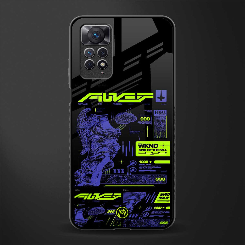 the weeknd glass case for redmi note 11 image