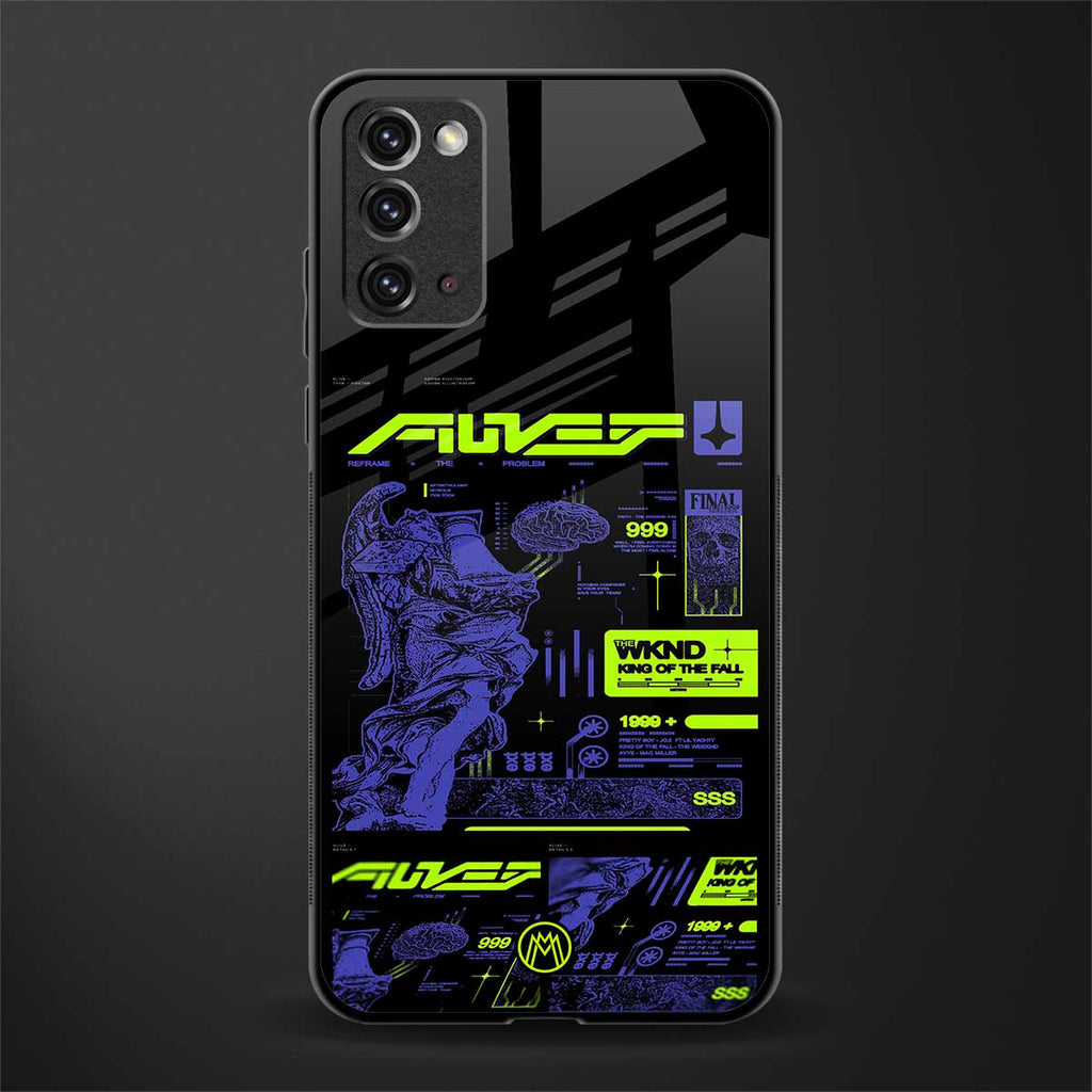 the weeknd glass case for samsung galaxy note 20 image