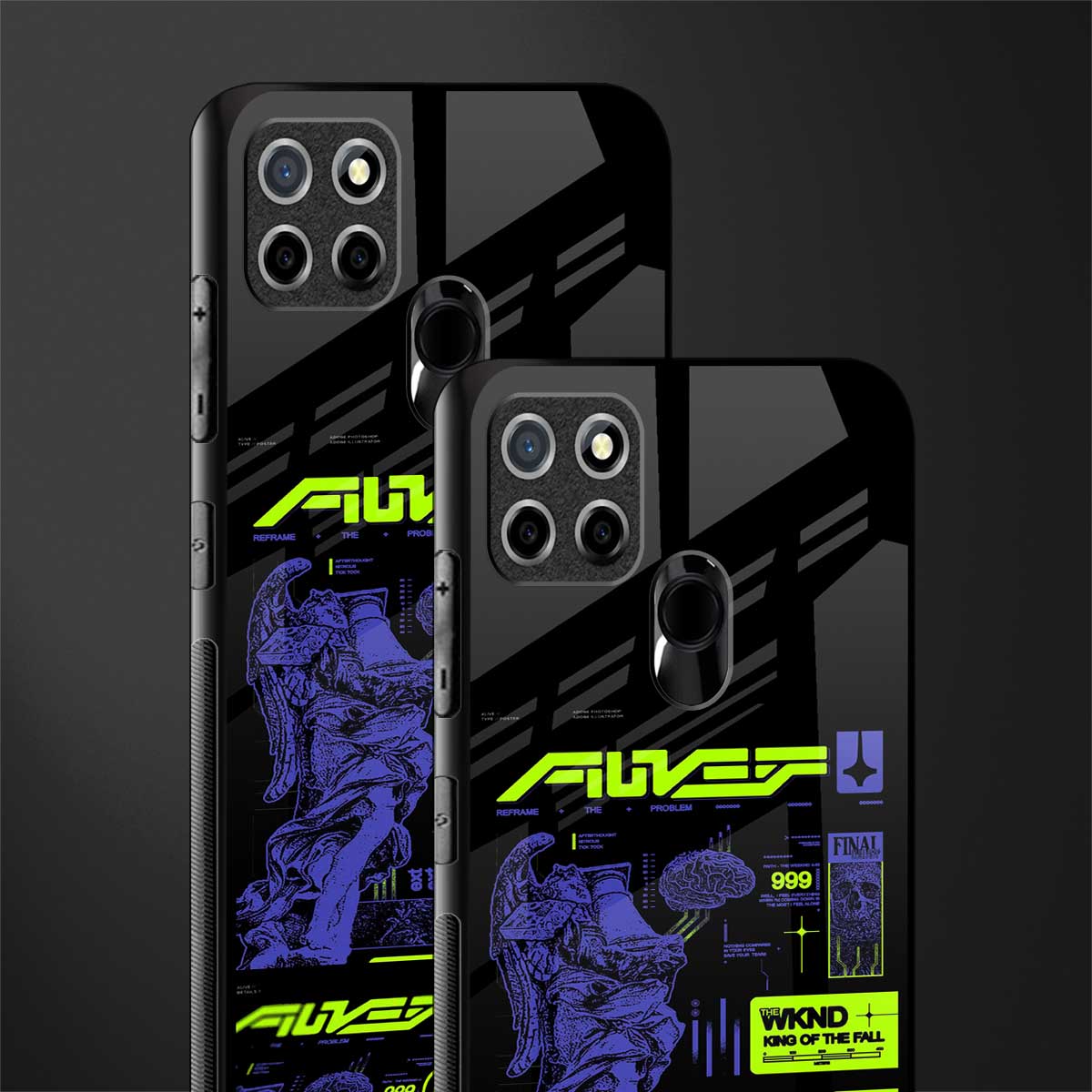 the weeknd glass case for realme narzo 30a image-2