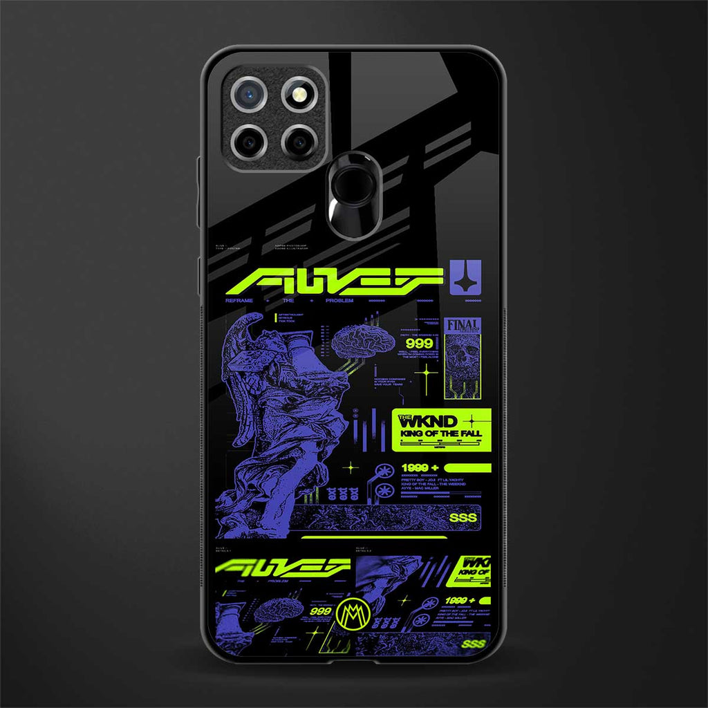 the weeknd glass case for realme narzo 30a image
